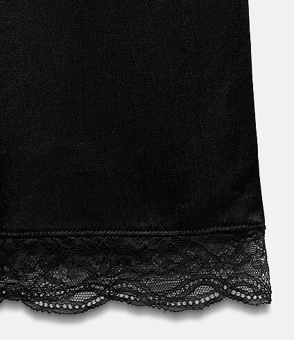 xs Beden siyah Renk Zara saten pantolon