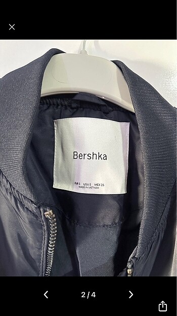 s Beden lacivert Renk bershka bomber ceket