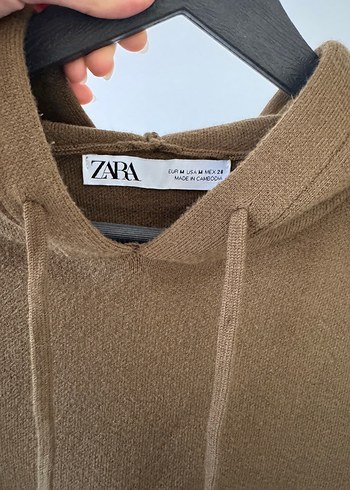 Zara kapüşonlu kazak - Görsel 3
