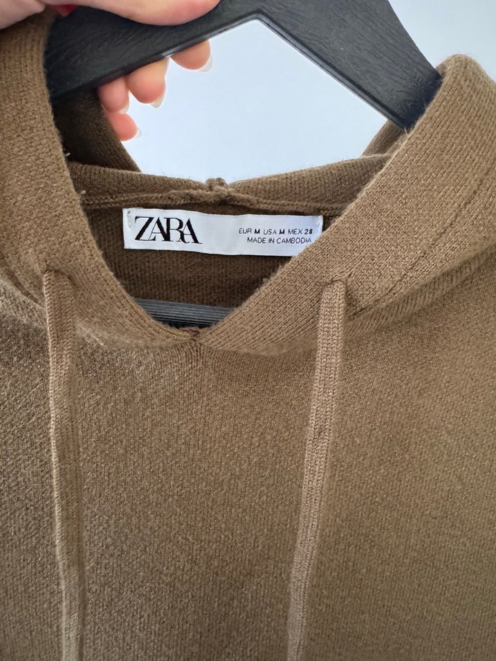 Zara kapüşonlu kazak - Görsel 3