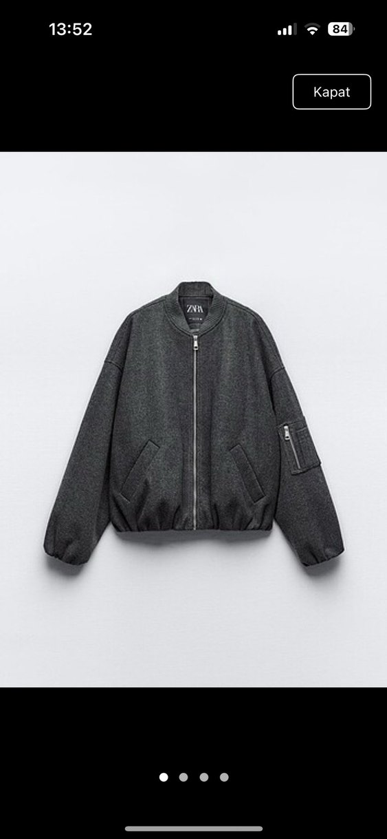 Zara bomber ceket - Görsel 4