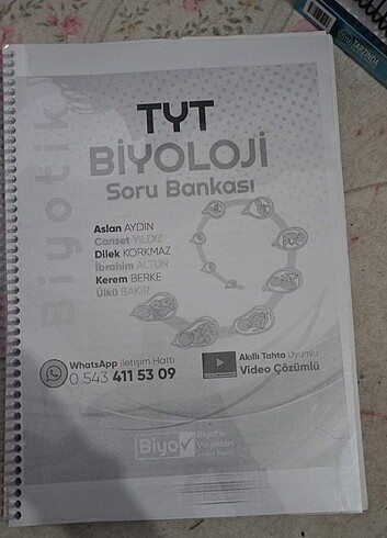tyt biyotik biyoloji soru bankası 