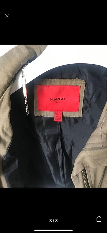 m Beden Mango ceket