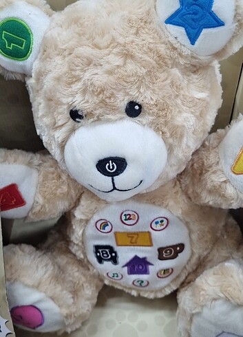 Fisher Price İNGİLİZCE TÜRKÇE KONUŞAN Eğitici peluş ayı
