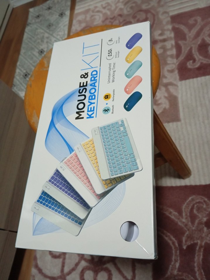 Sarı Kablosuz Klavye - Görsel 4