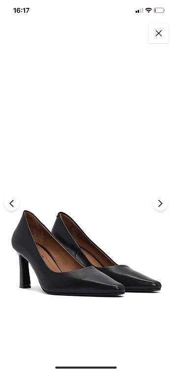 Kadın ince topuklu deri stiletto
