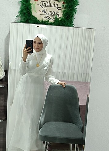 38 Beden beyaz Renk Beyaz nikah elbisesi