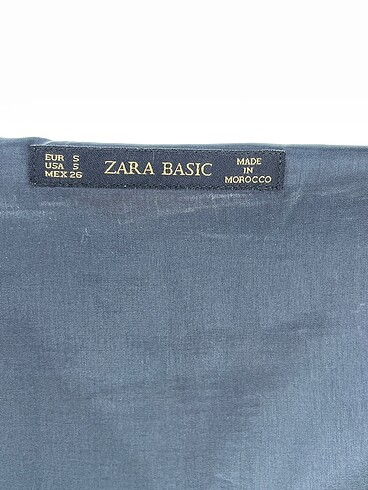 s Beden lacivert Renk Zara Kısa Elbise %70 İndirimli.