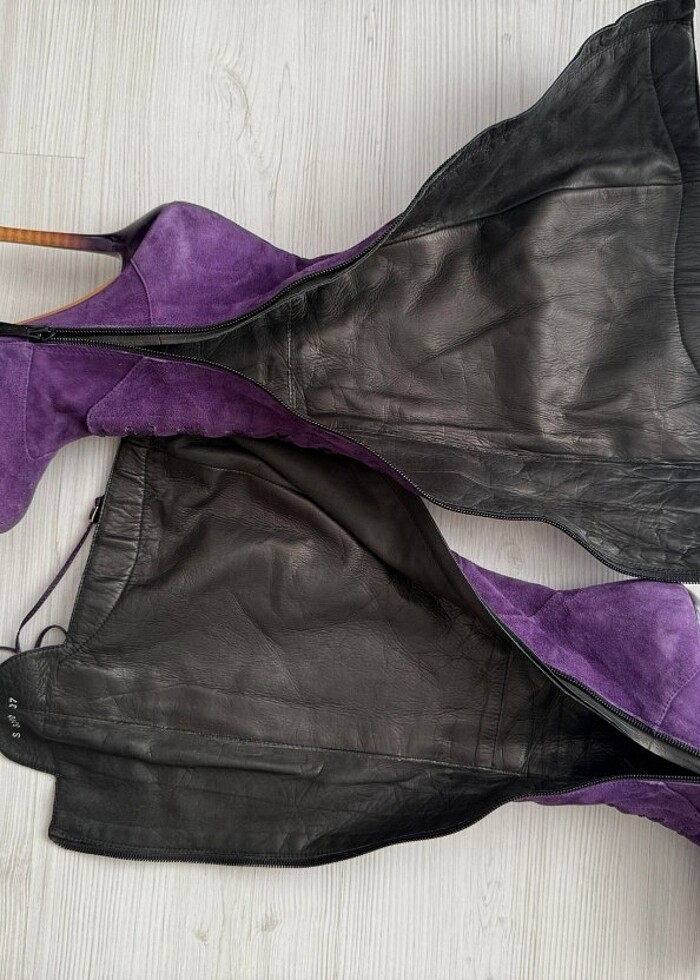 Hakiki süet çizme - Görsel 5