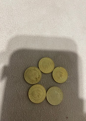 Altın rengi 25 kuruş - Görsel 2