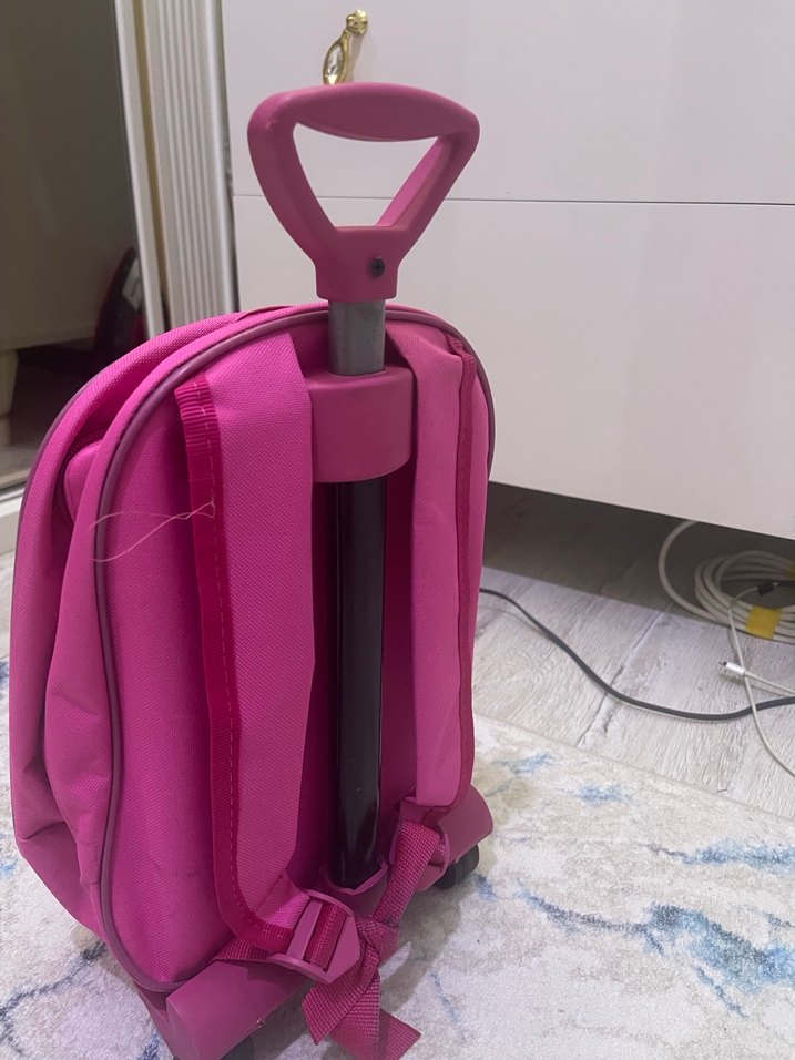 Kız çocuk çekçekli çanta - Görsel 3