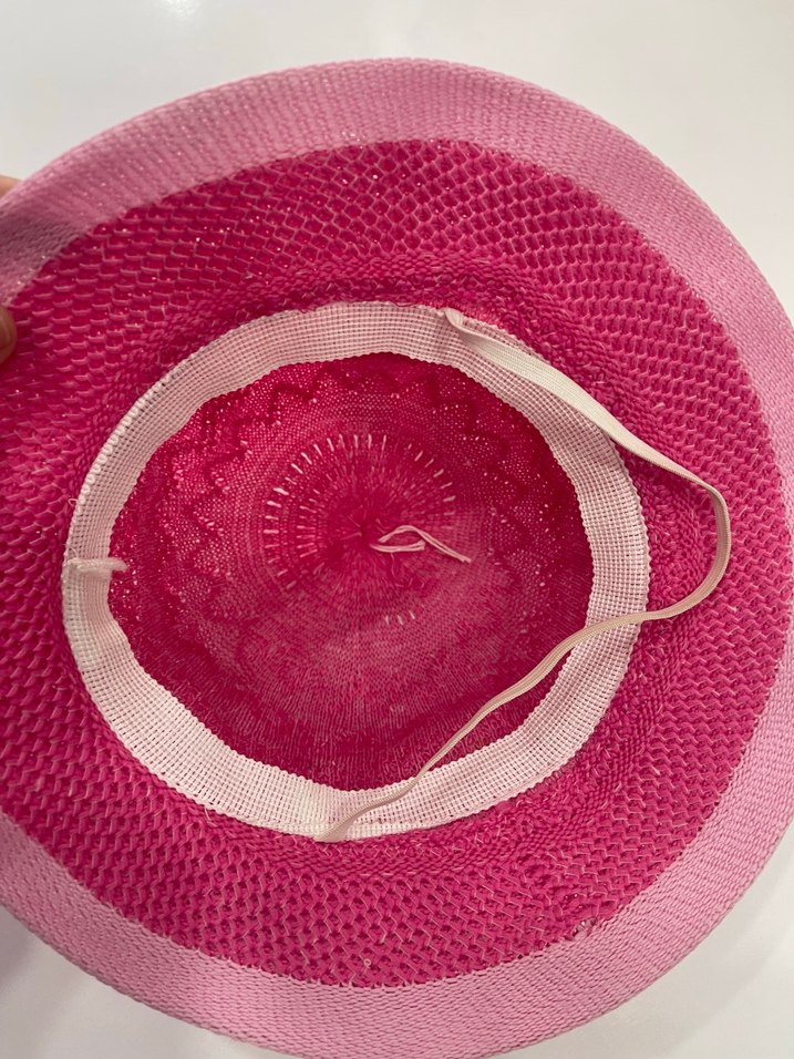 Renkli Puantiyeli Fiyonklu Pembe Çocuk Şapkası - Görsel 4