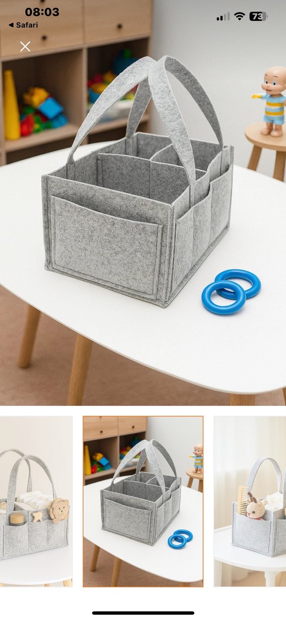 Anne bebek bakım çantası - Görsel 2