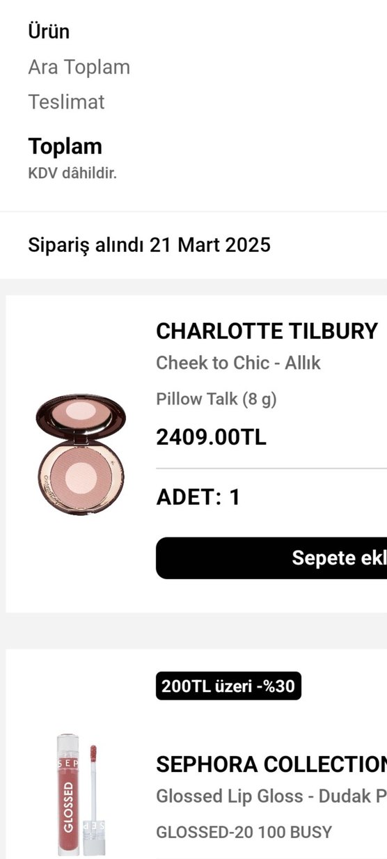 pillow talk allık ,charlotte Tilbury allık - Görsel 3