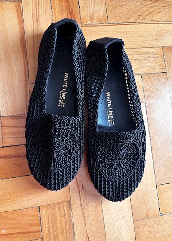 Siyah Örgü Detaylı Kadın Espadril - Görsel 2