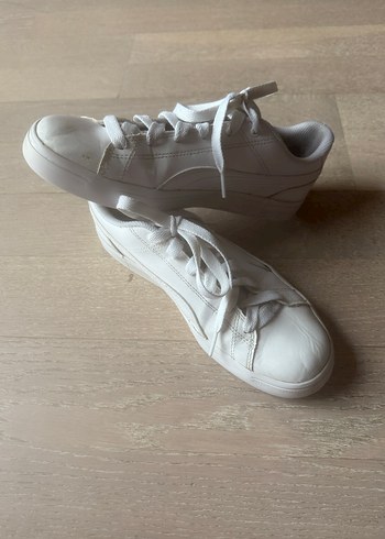 Orjinal Puma Beyaz Kadın Spor Ayakkabı Yüksek Tabanlı - Görsel 3