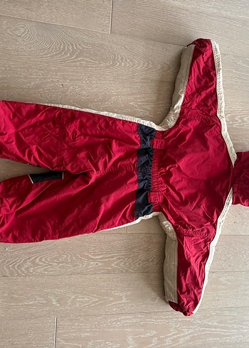 Kız erkek çocuk Kırmızı Kayak Tulumu - Görsel 3