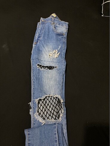 Nvy Jeans Yazlık yırtık kot