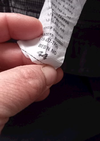 Siyah Kemerli Erkek Günlük Pantolon - Görsel 4