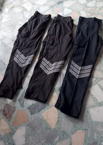 Siyah Kemerli Erkek Günlük Pantolon - Görsel 2