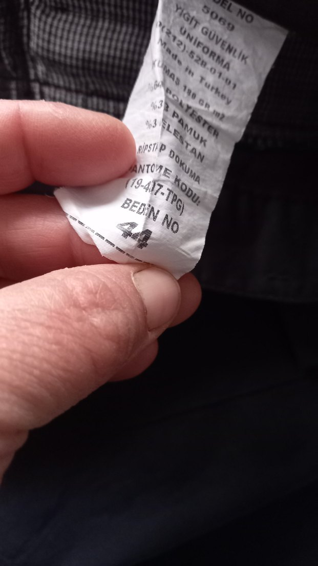 Siyah Kemerli Erkek Günlük Pantolon - Görsel 4