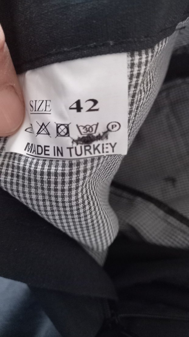 Siyah Kemerli Erkek Günlük Pantolon - Görsel 3