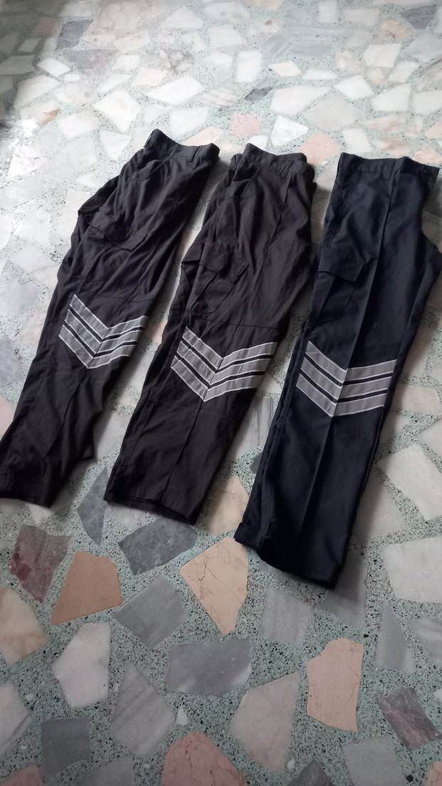 Siyah Kemerli Erkek Günlük Pantolon - Görsel 2