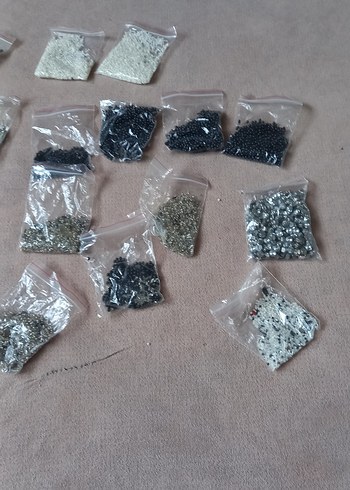 Siyah Tırnak Süsü Boncukları - Görsel 13