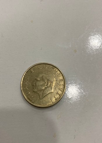 1998 Altın Renk 10 Bin Lira Rozeti - Görsel 2