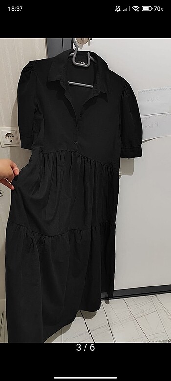 Zara Siyah Zara elbise