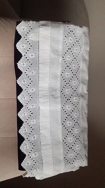 Dantel çarşaf nevresim ve iki adet yastık kılıfı - Görsel 4