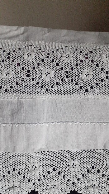 Dantel çarşaf nevresim ve iki adet yastık kılıfı - Görsel 5