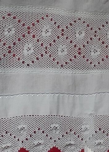 Dantel çarşaf nevresim ve iki adet yastık kılıfı - Görsel 12