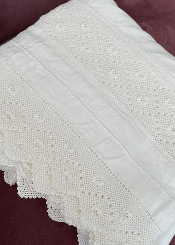 Dantel çarşaf nevresim ve iki adet yastık kılıfı - Görsel 18