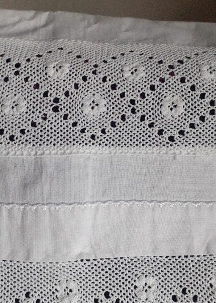 Dantel çarşaf nevresim ve iki adet yastık kılıfı - Görsel 5