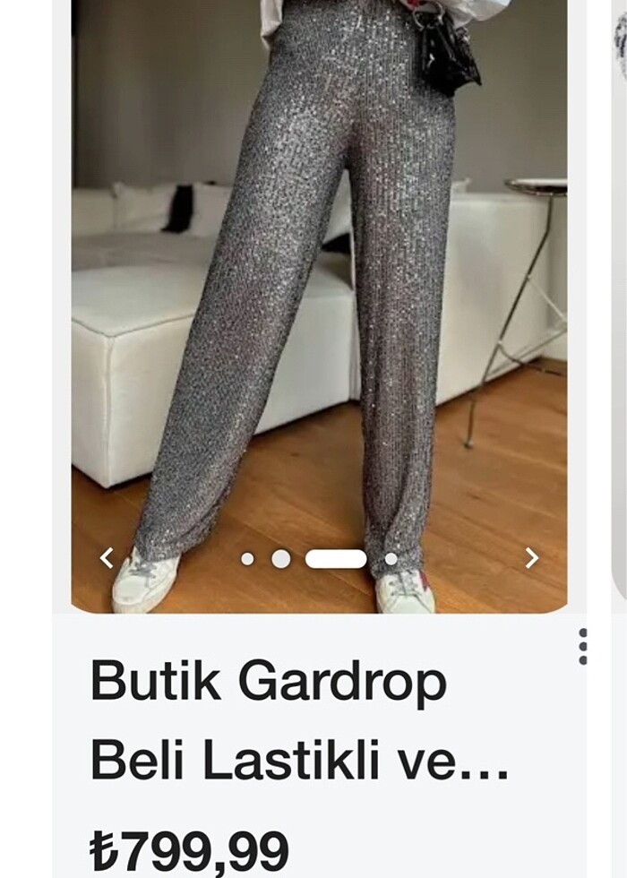 Pul Payet pantolon - Görsel 2