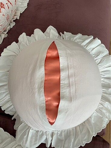 4 adet Delik işi/ Beyaz işi kırlent - Görsel 2