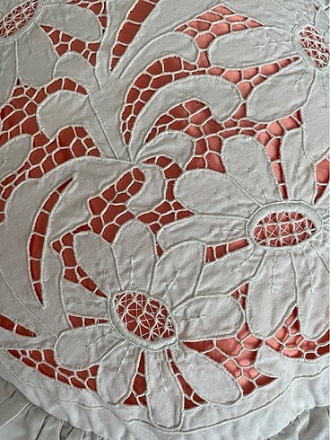 4 adet Delik işi/ Beyaz işi kırlent - Görsel 3