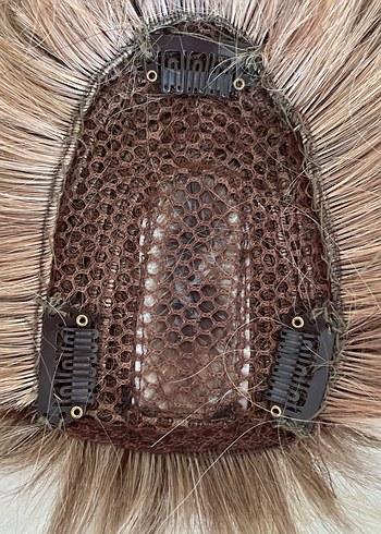 Platin renk gerçek saç peruk - Görsel 20