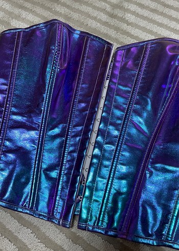 Parlak Mor Strappy Bustiyer - Görsel 9