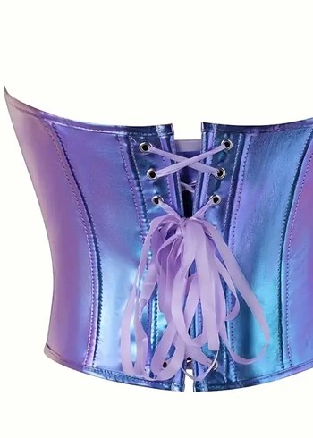 Parlak Mor Strappy Bustiyer - Görsel 10