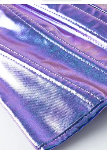 Parlak Mor Strappy Bustiyer - Görsel 15