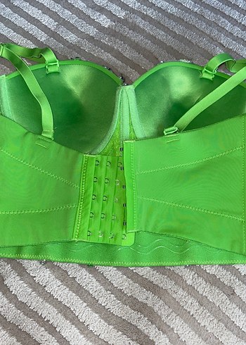 Taşlı yeşil crop/S - Görsel 5