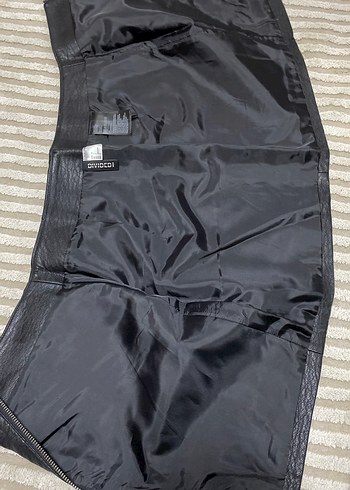 Nakışlı Deri Mini Etek - Görsel 7