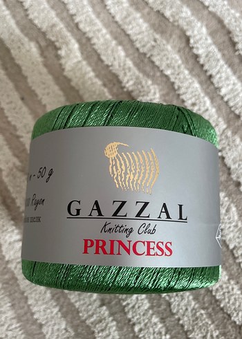 2 adet Gazzal Princess Parlak Yeşil İplik - Görsel 3