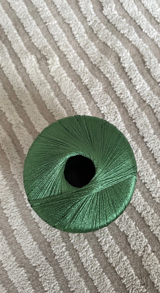 2 adet Gazzal Princess Parlak Yeşil İplik - Görsel 5