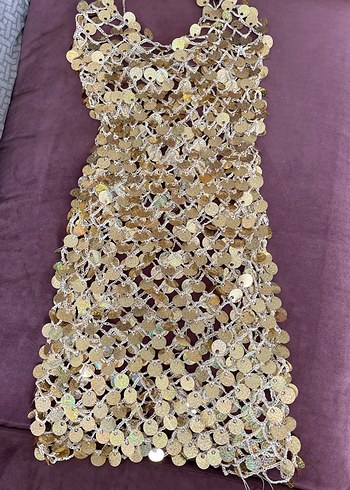 Pullu el örgüsü elbise - Görsel 11