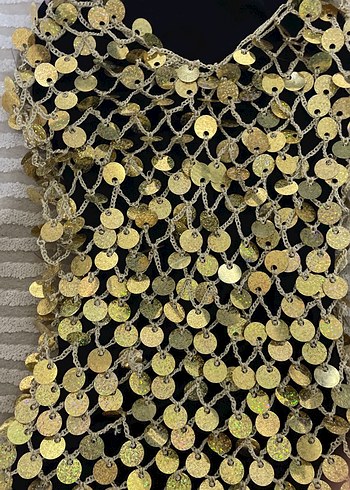 Pullu el örgüsü elbise - Görsel 9