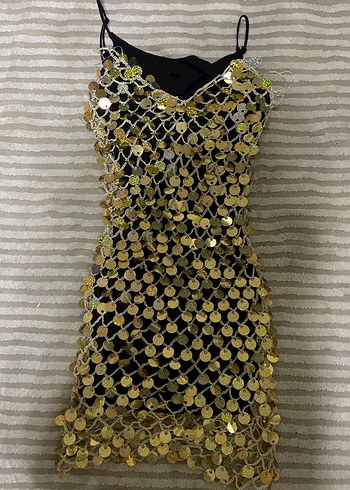 Pullu el örgüsü elbise - Görsel 7