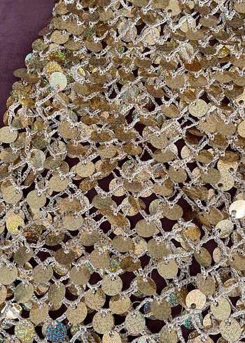 Pullu el örgüsü elbise - Görsel 12